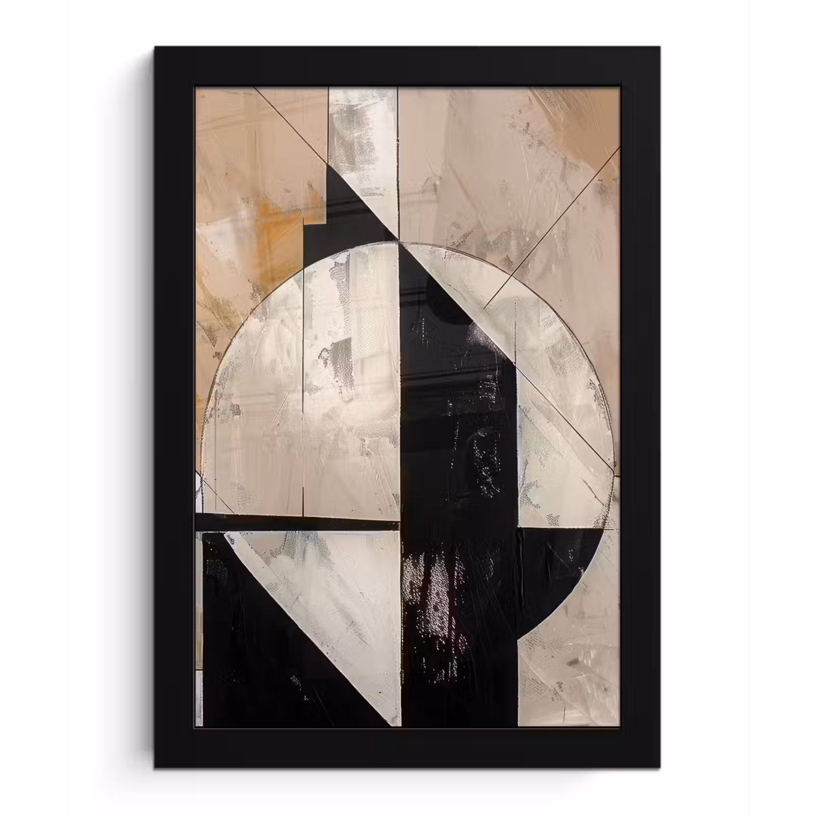 Poster met lijst - Abstract - Modern - Geometrisch - Pastel — 1