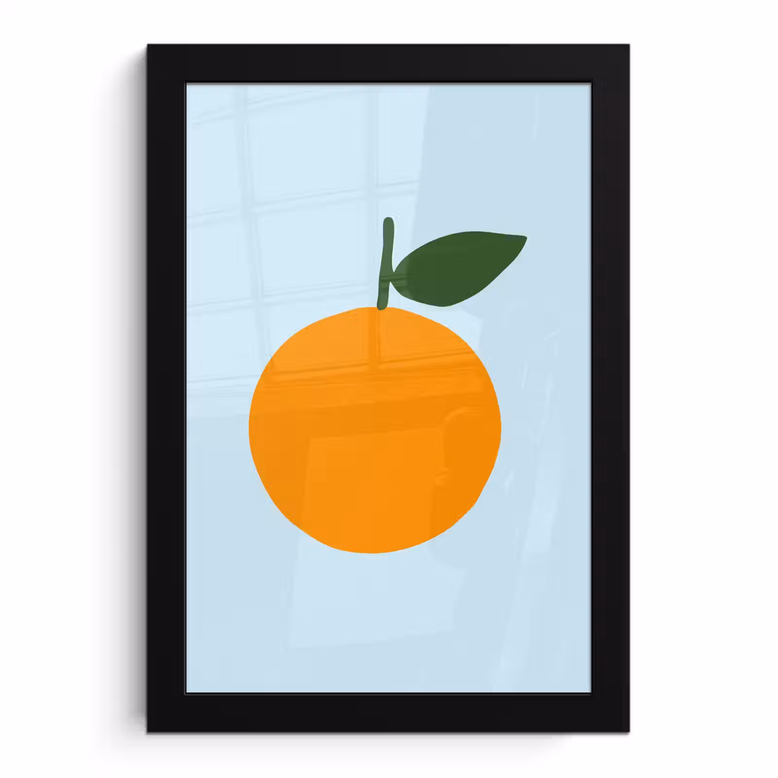 Poster met lijst - Fruit - Sinaasappel - Oranje — 1