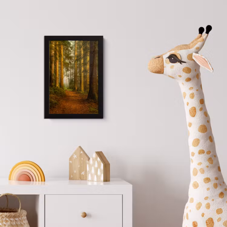Poster met lijst - Bos - Natuur - Bomen - Landschap - Bladeren — 5