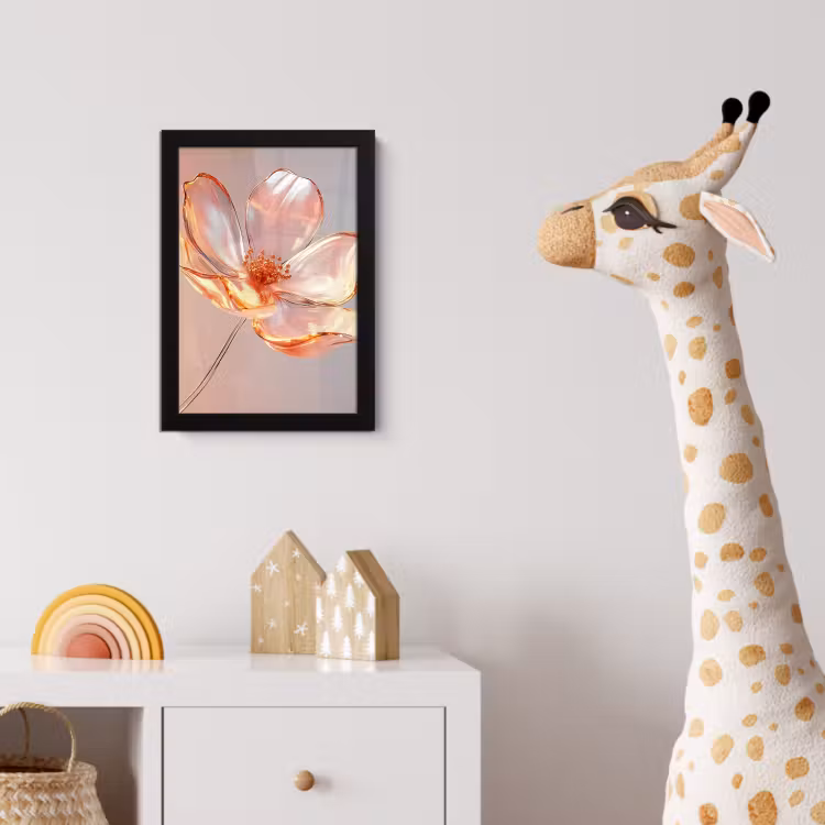 Poster met lijst - Glazen - Bloem - Roze — 5