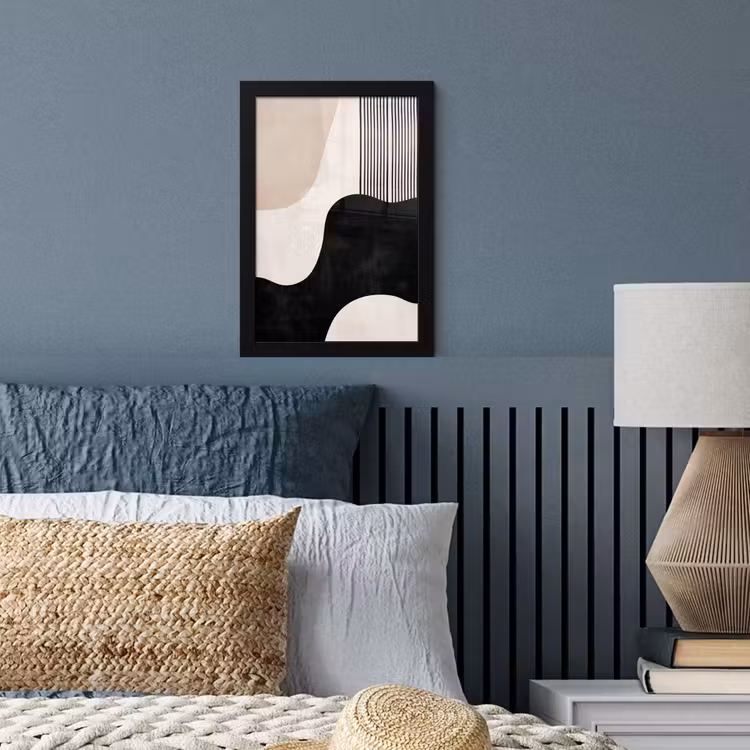 Poster met lijst - Abstract - Japandi - Beige - Modern — 4