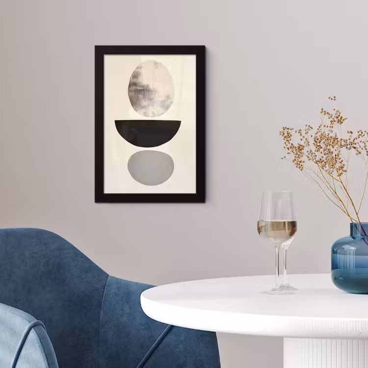 Poster met lijst - Beige - Japandi - Wabi sabi — 2