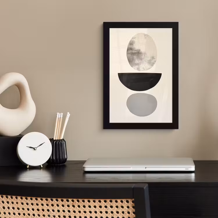 Poster met lijst - Beige - Japandi - Wabi sabi — 3