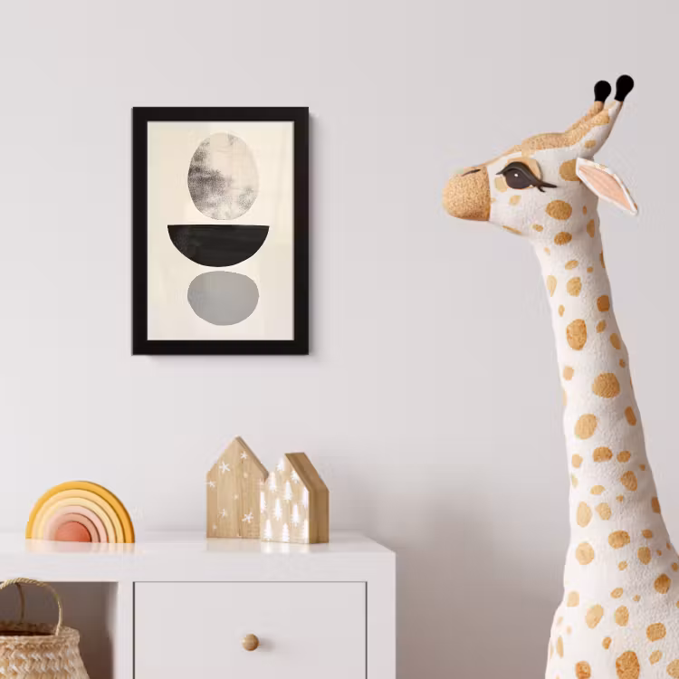 Poster met lijst - Beige - Japandi - Wabi sabi — 5