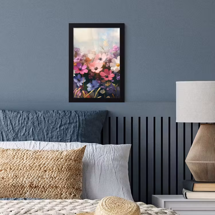 Poster met lijst - Bloemen - Kleurrijk - Bloei — 4
