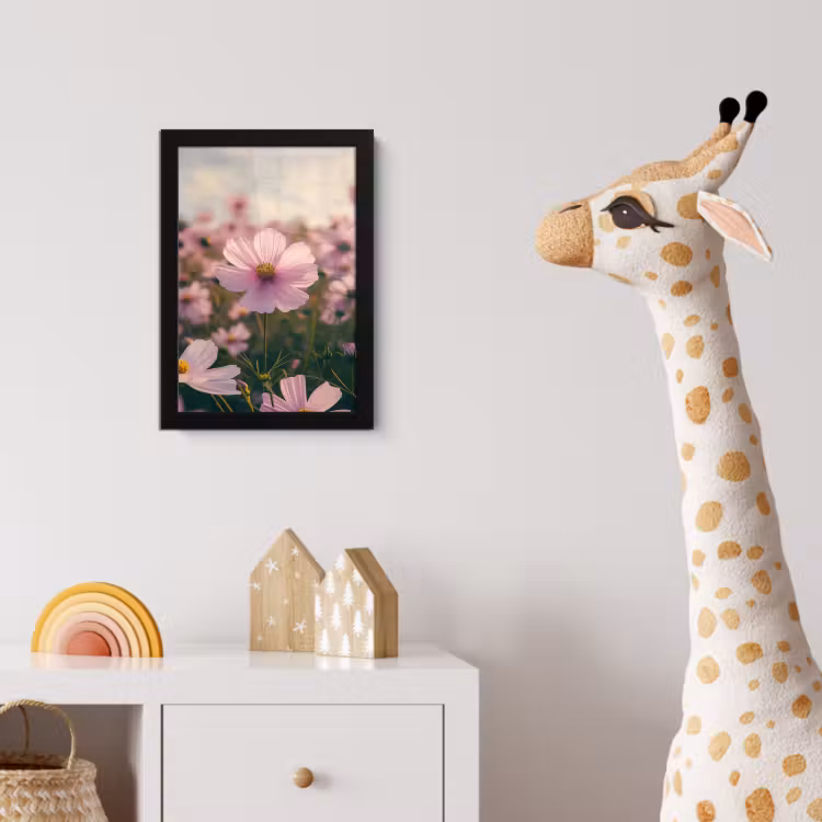 Poster met lijst - Bloemen - Paars - Wazig — 5