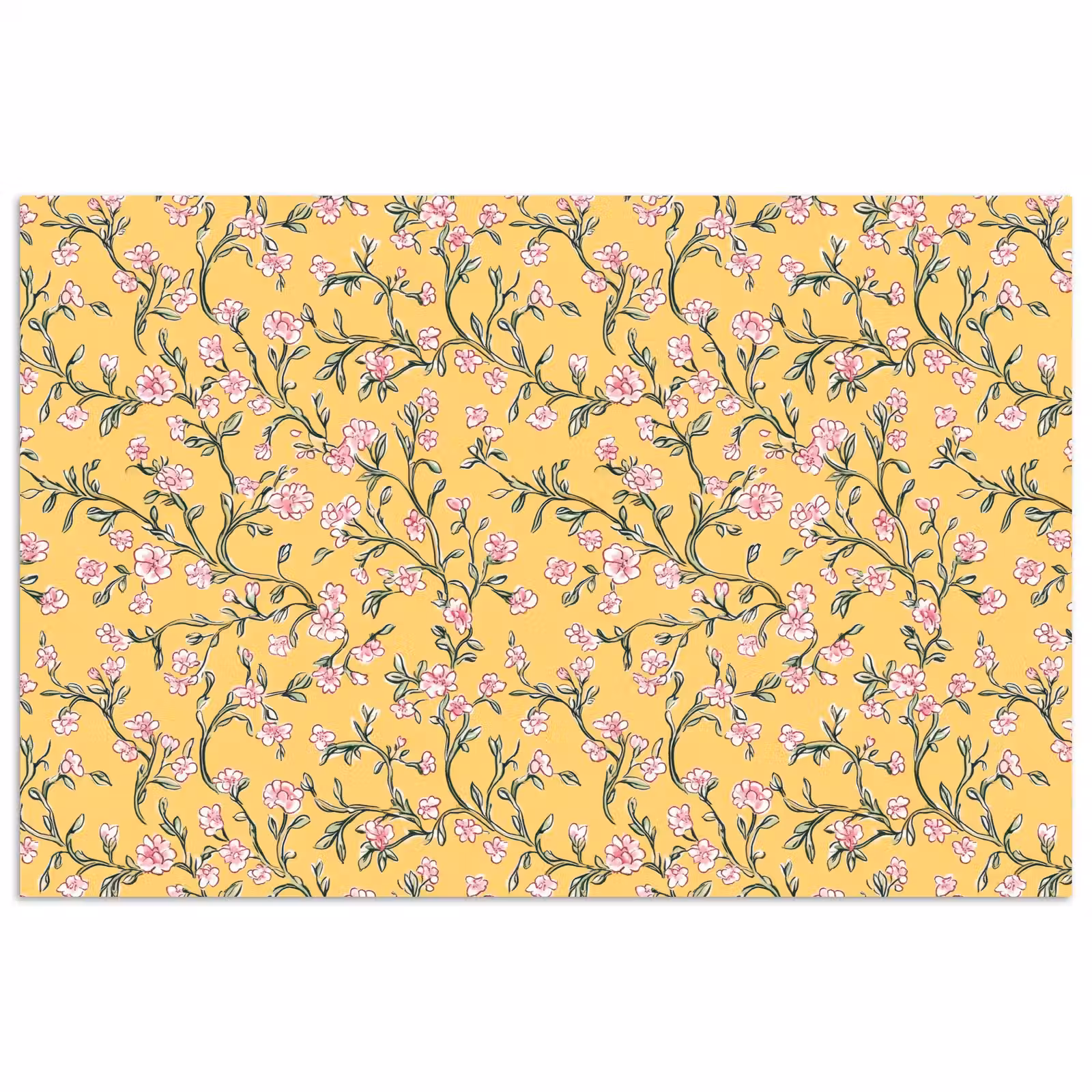 Poster - Bloemen - Motief - Geel — 1