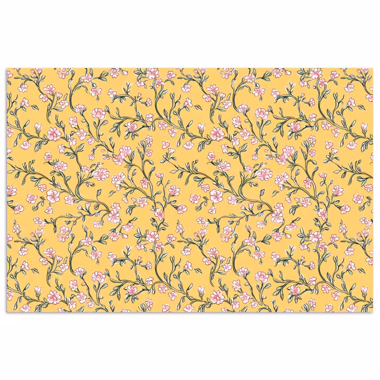 Poster - Bloemen - Motief - Geel — 1