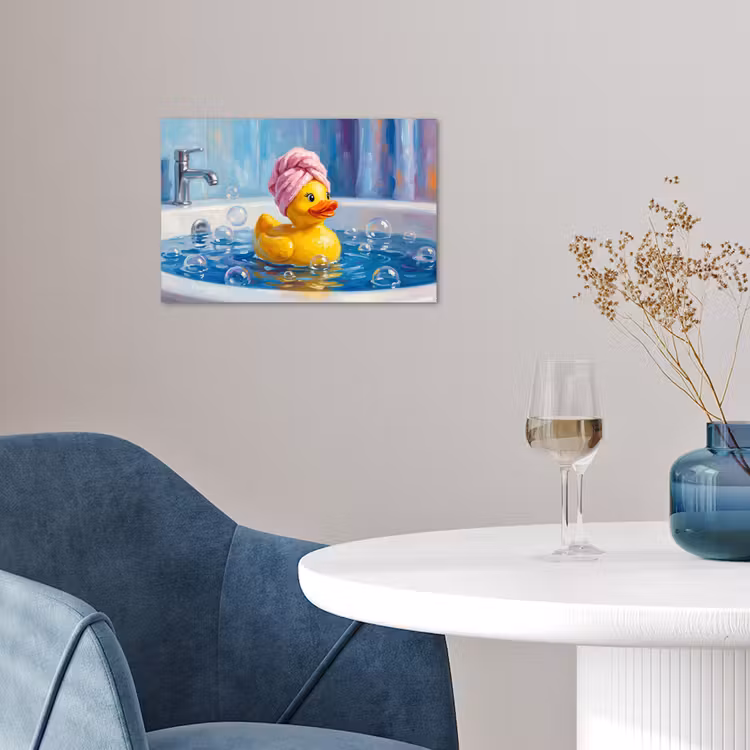 Poster - Creatief - Badeend - Kleurrijk — 4