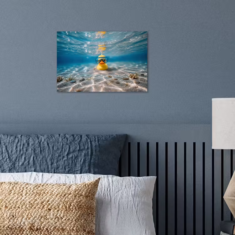 Poster - Duikbril - Eend - Water — 3
