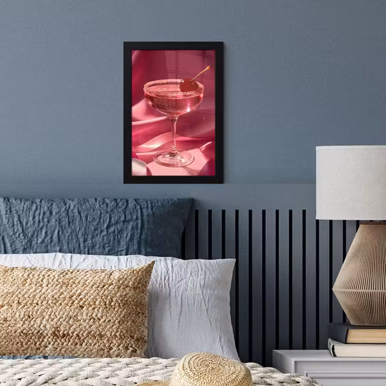 Poster met lijst - Cocktail - Pink - Luxe — 4