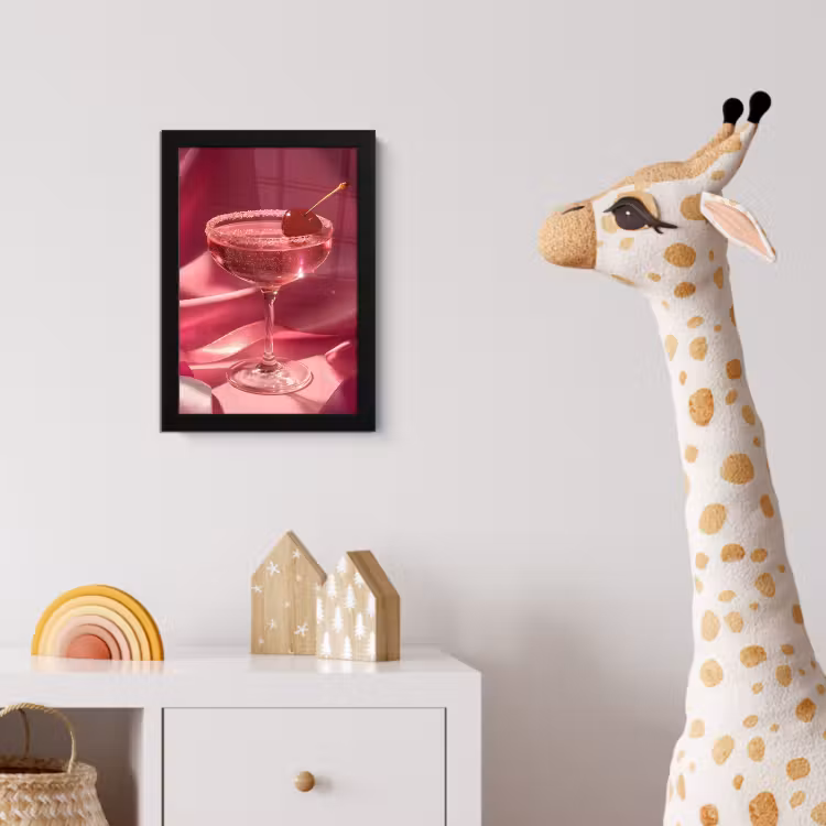 Poster met lijst - Cocktail - Pink - Luxe — 5