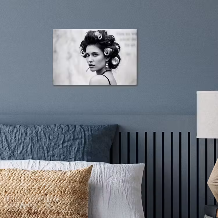 Poster - Edgy - Vrouw - Zwart - Wit — 3