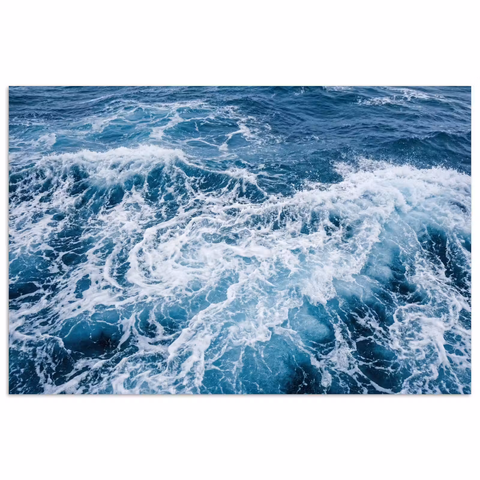 Poster - Golven - Oceaan - Blauw — 1