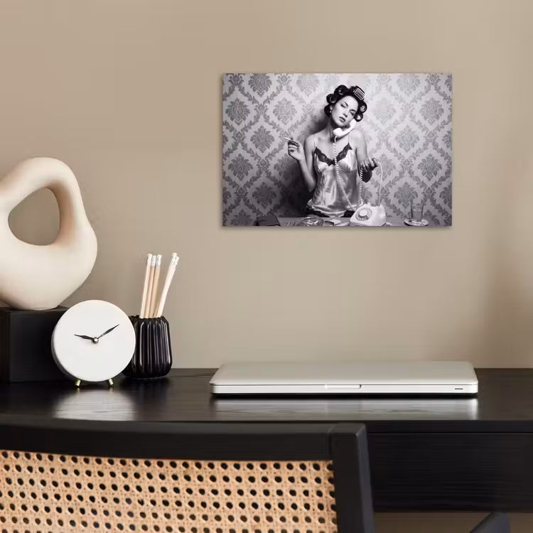 Poster - Chic - Vrouw - Zwart - Wit — 2