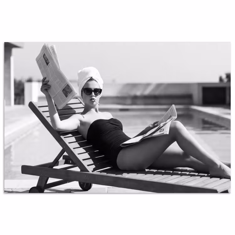 Poster - Glamour - Modern - Zwart - Wit — 1