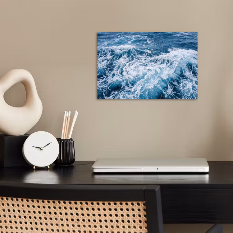 Poster - Golven - Oceaan - Blauw — 2