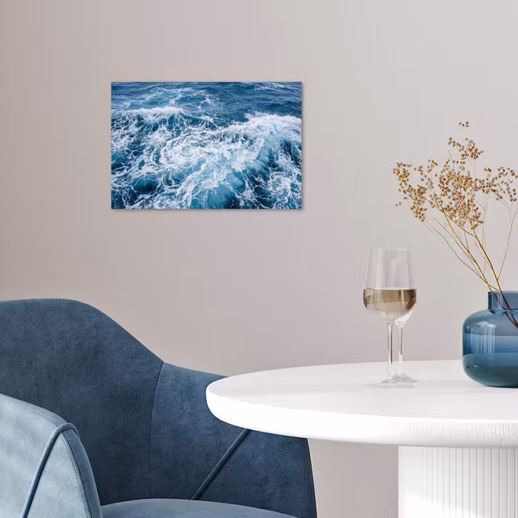 Poster - Golven - Oceaan - Blauw — 4