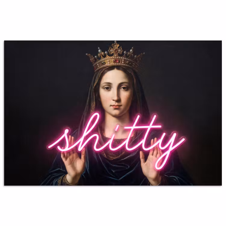 Poster - Ironisch - Tekst - Neon — 1