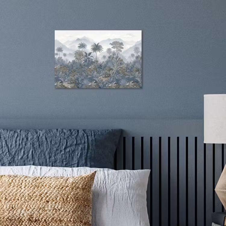 Poster - Jungle - Landschap - Blauw — 3