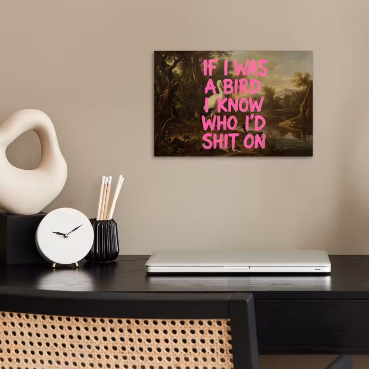 Poster - Klassiek - Humor - Roze — 2