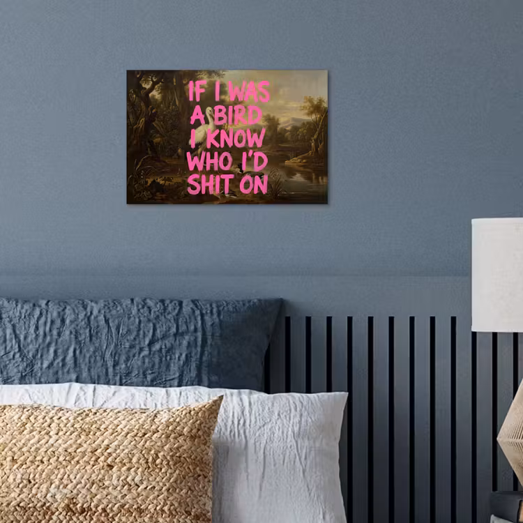Poster - Klassiek - Humor - Roze — 3
