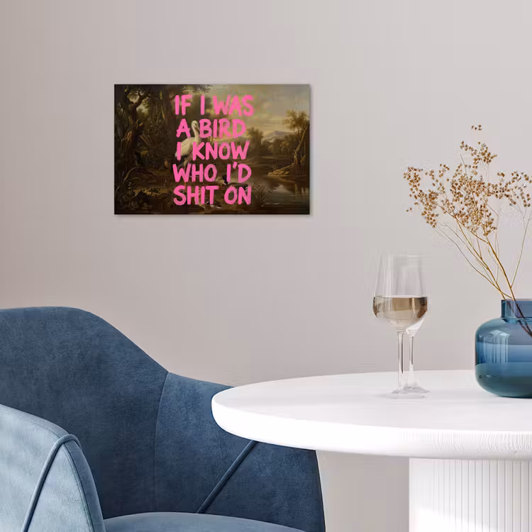 Poster - Klassiek - Humor - Roze — 4