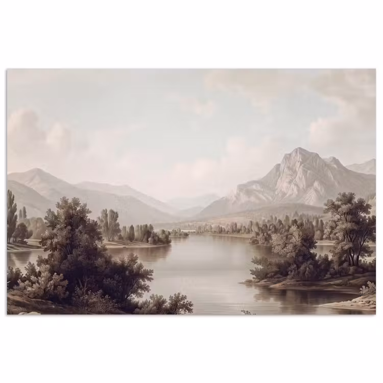 Poster - Klassiek - Landschap - Sereen — 1