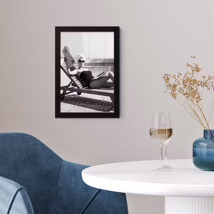Poster met lijst - Glamour - Modern - Zwart - Wit — 2