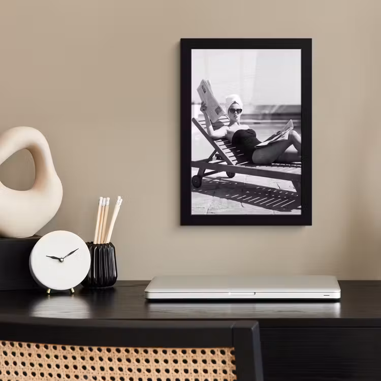 Poster met lijst - Glamour - Modern - Zwart - Wit — 3