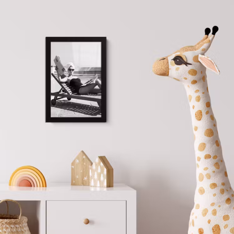 Poster met lijst - Glamour - Modern - Zwart - Wit — 5