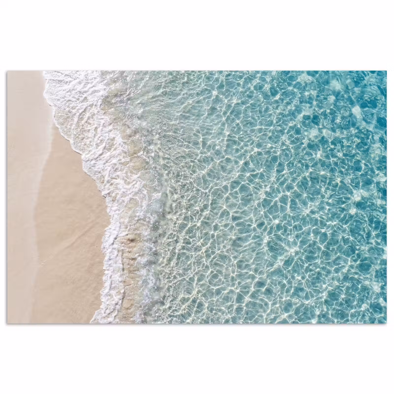 Poster - Kust - Zand - Blauw — 1