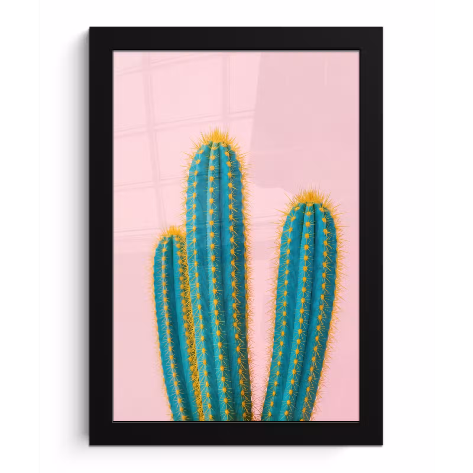 Poster met lijst - Cactussen - Modern - Pastel — 1