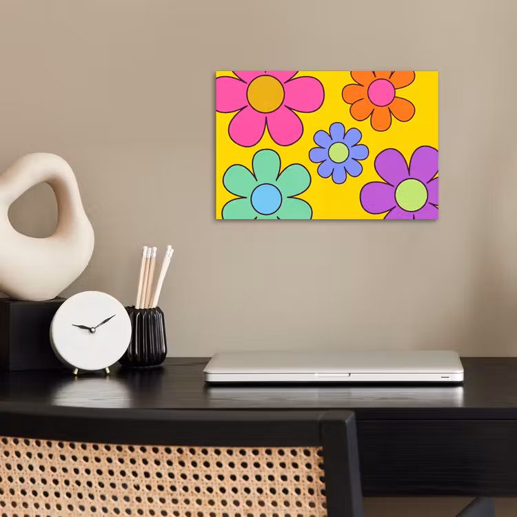 Poster - Bloemen - Illustratie - Kleurrijk — 2