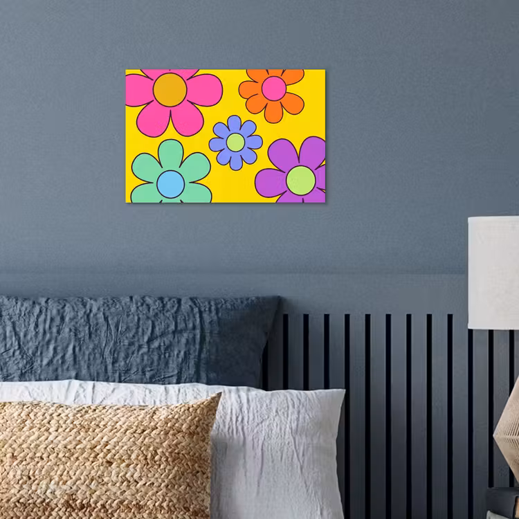Poster - Bloemen - Illustratie - Kleurrijk — 3