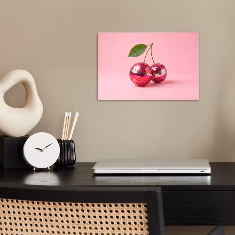Poster - Disco - Kersen - Roze — 2