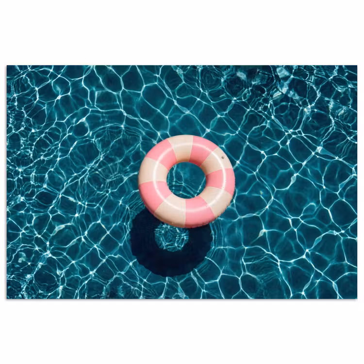 Poster - Drijvend - Zwemband - Water — 1