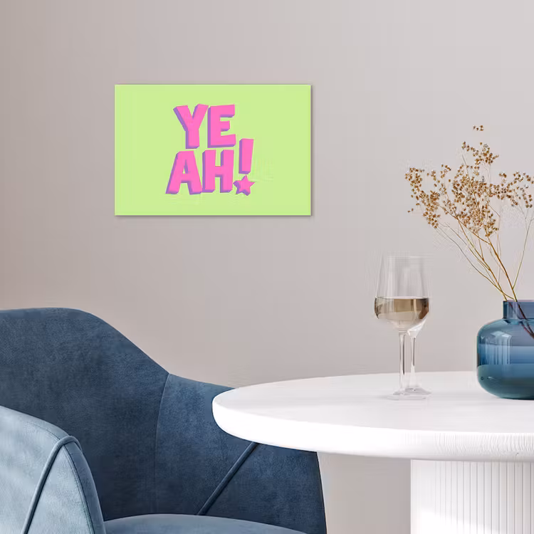 Poster - Groen - Neon - Quote — 4