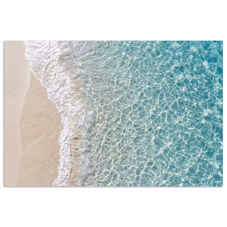 Poster - Kust - Zand - Blauw — 1