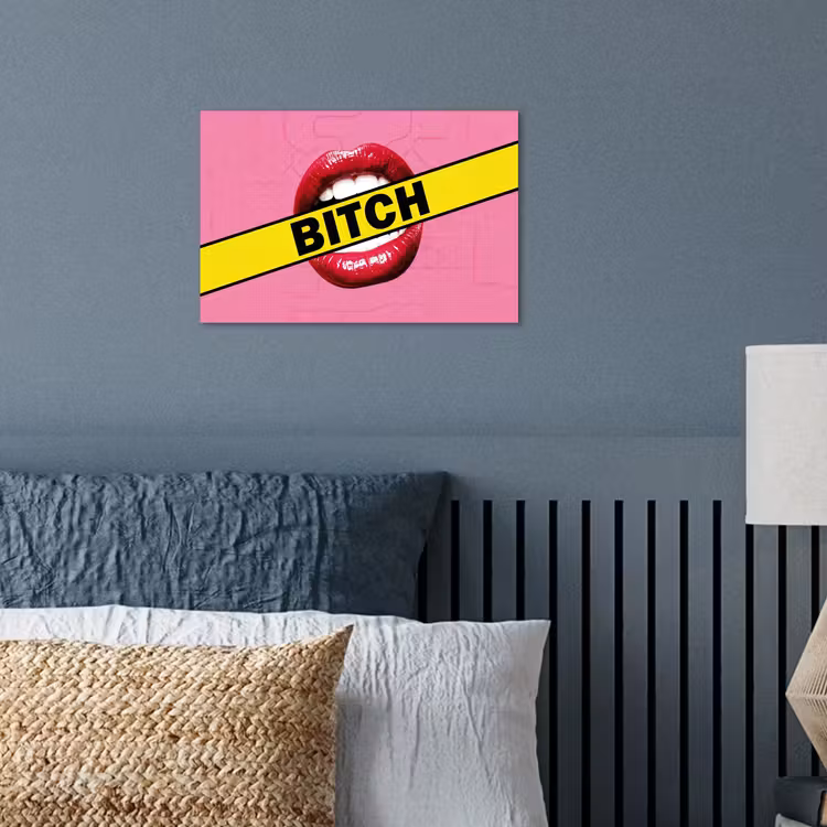 Poster - Lippen - Tekst - Kleurrijk — 3