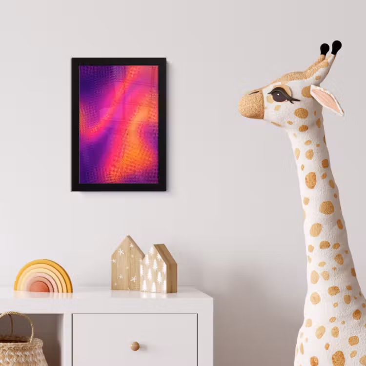 Poster met lijst - Abstract - Patroon - Kleurverloop — 5