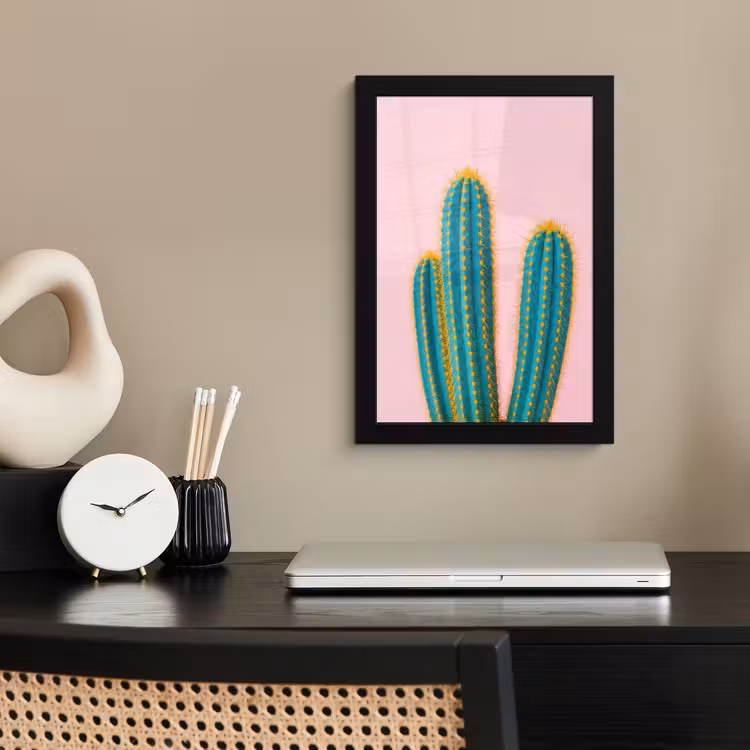 Poster met lijst - Cactussen - Modern - Pastel — 3