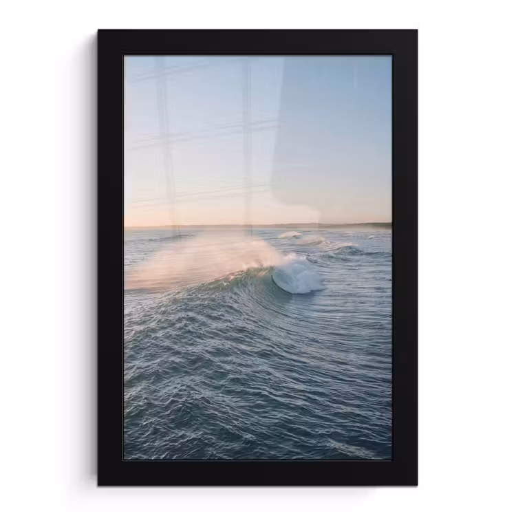 Poster met lijst - Golf - Zee - Water — 1