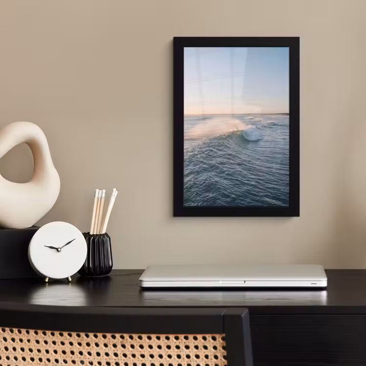 Poster met lijst - Golf - Zee - Water — 3