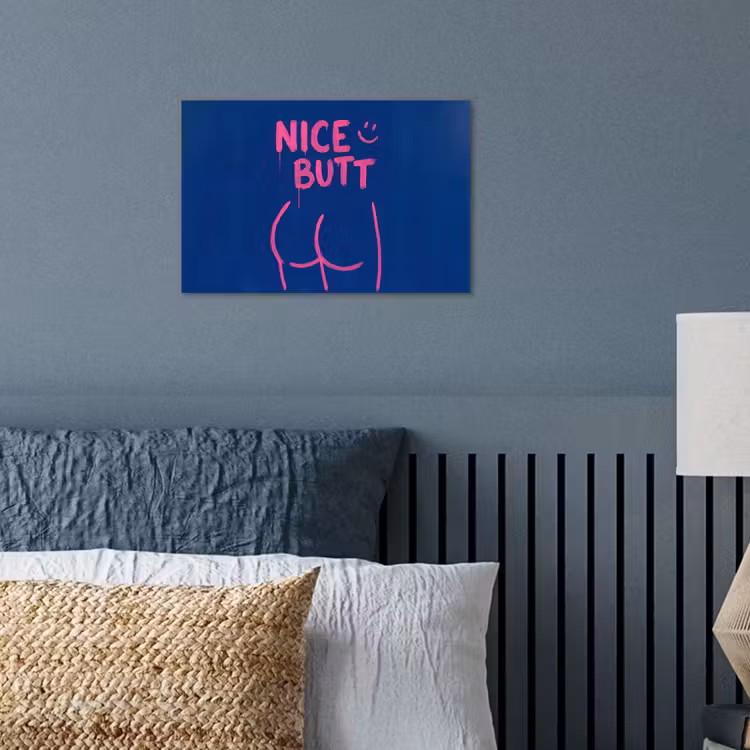 Poster - Brutaal - Grappig - Blauw — 3