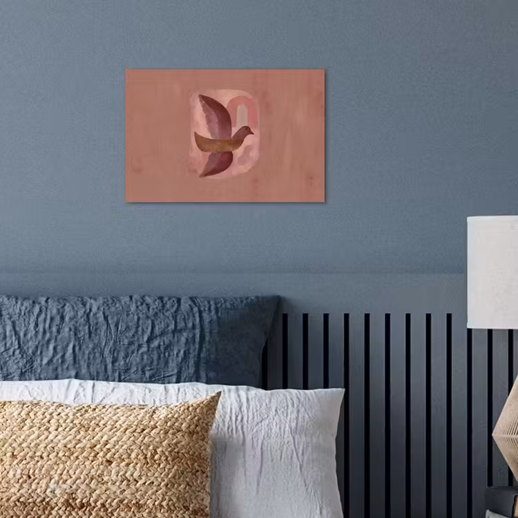 Poster - Illustratie - Vogels - Abstract - Roze — 3