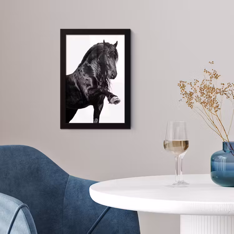 Poster met lijst - Fries - Hengst - Modern — 2