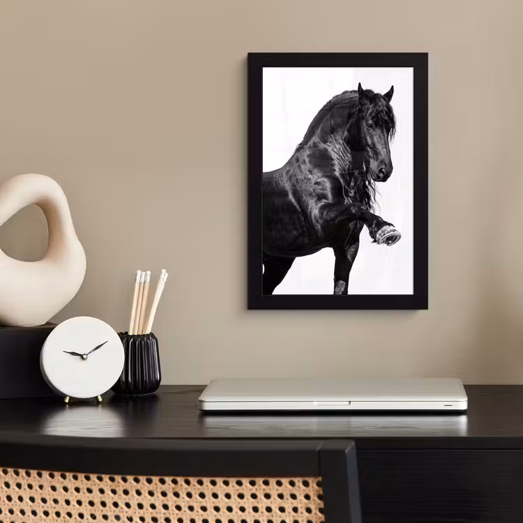 Poster met lijst - Fries - Hengst - Modern — 3