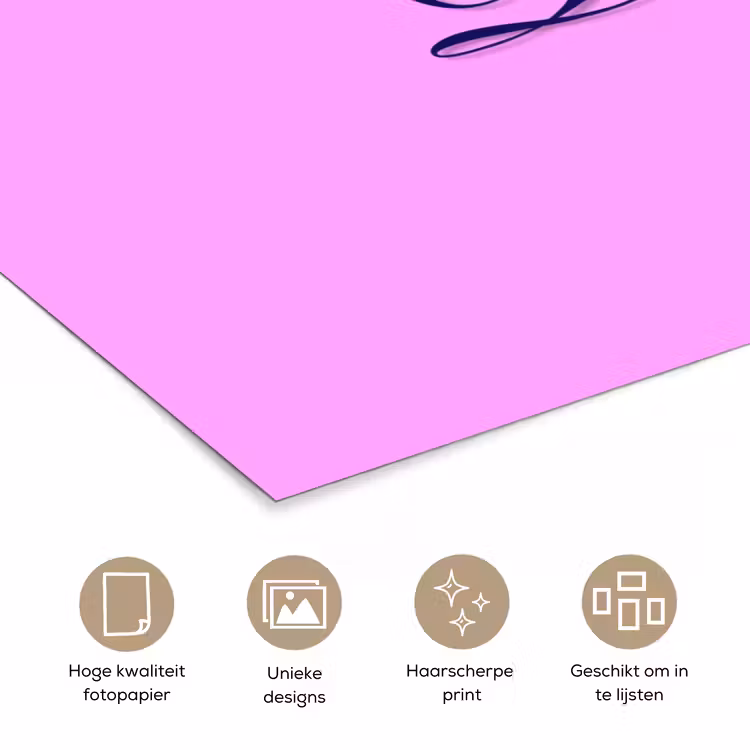 Poster - Diva - Lip - Panterprint - Roze — 5