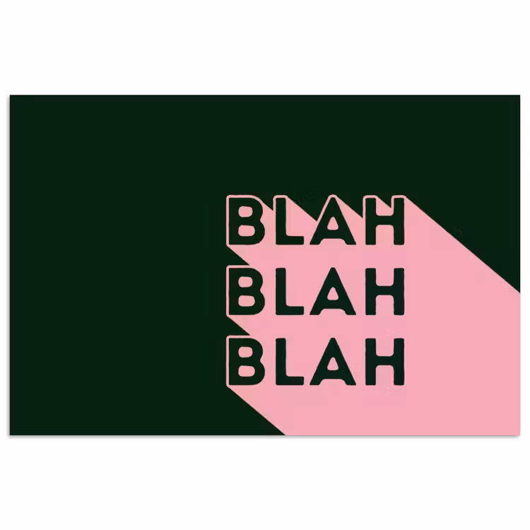 Poster - Donkergroen - Tekst - Schaduw - Grafisch — 1